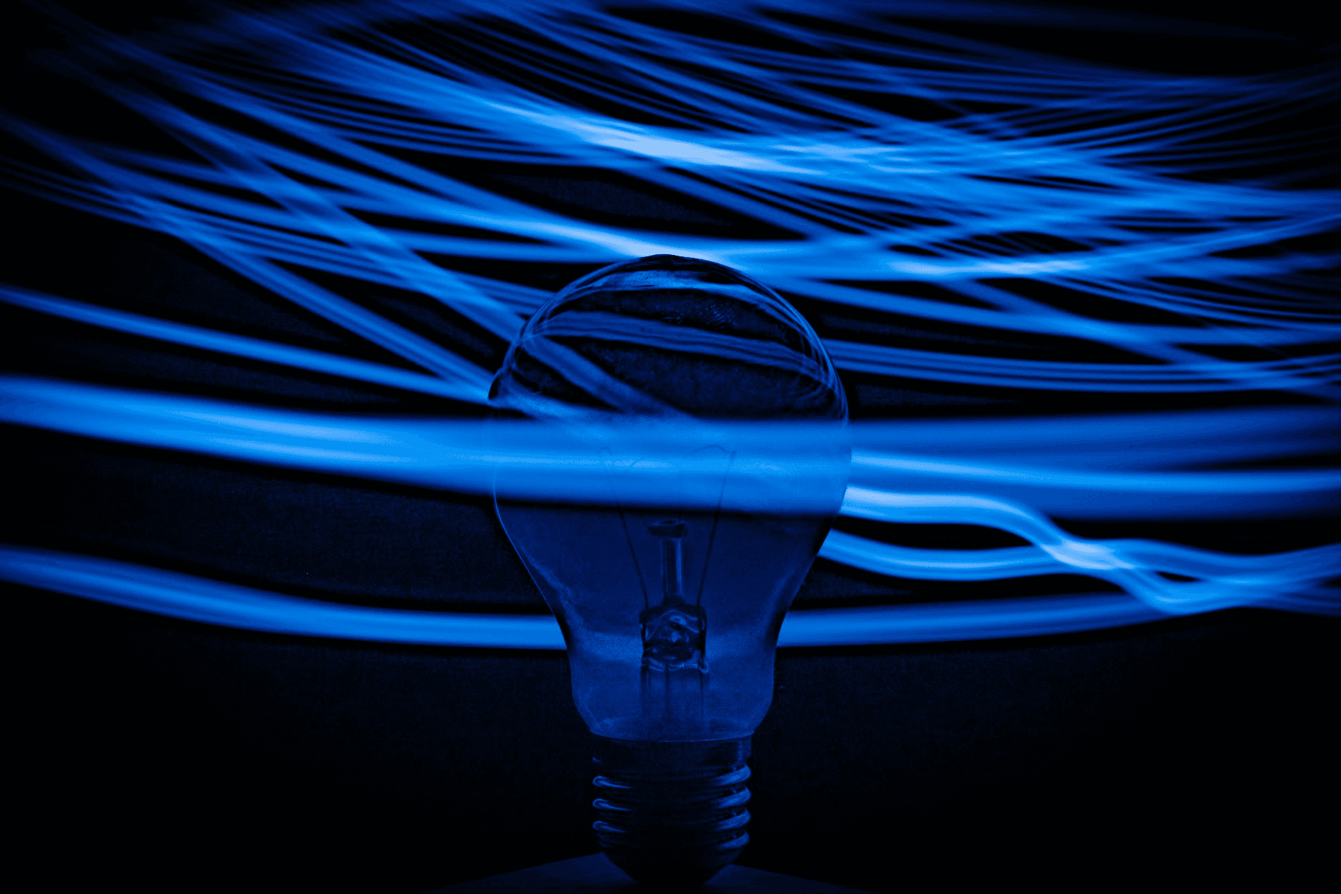 Blue trading lines background